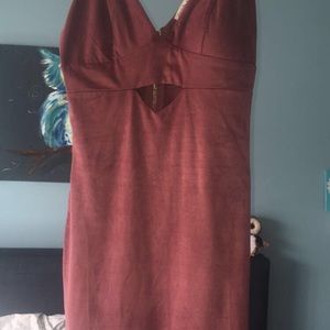 Bodycon mauve dress from Charlotte Russe